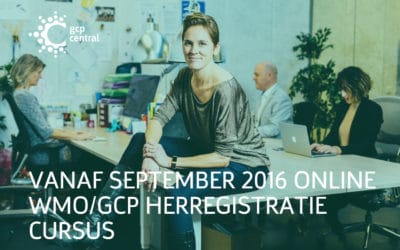 From September 2016 the WMO/GCP online recertification course..