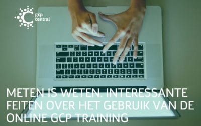 Measurement brings knowledge. Interesting facts about the use of the online GCP training