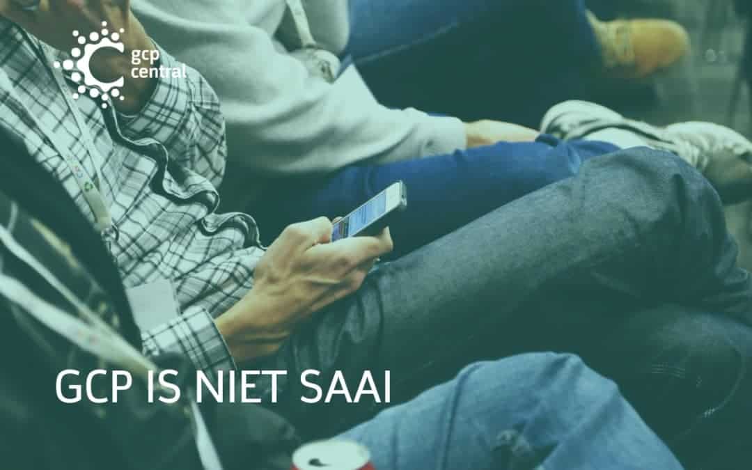 GCP is niet saai. Het gaat hier over de behandelmethoden van de toekomst!