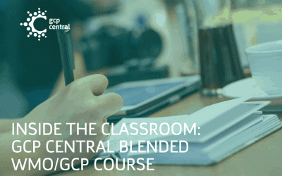 Inside the classroom – GCP Central blended WMO/GCP course in March